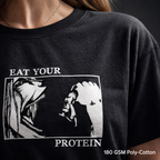 Eat Your Protein Anime T-Shirt | AOT | Anime Gym Tee
