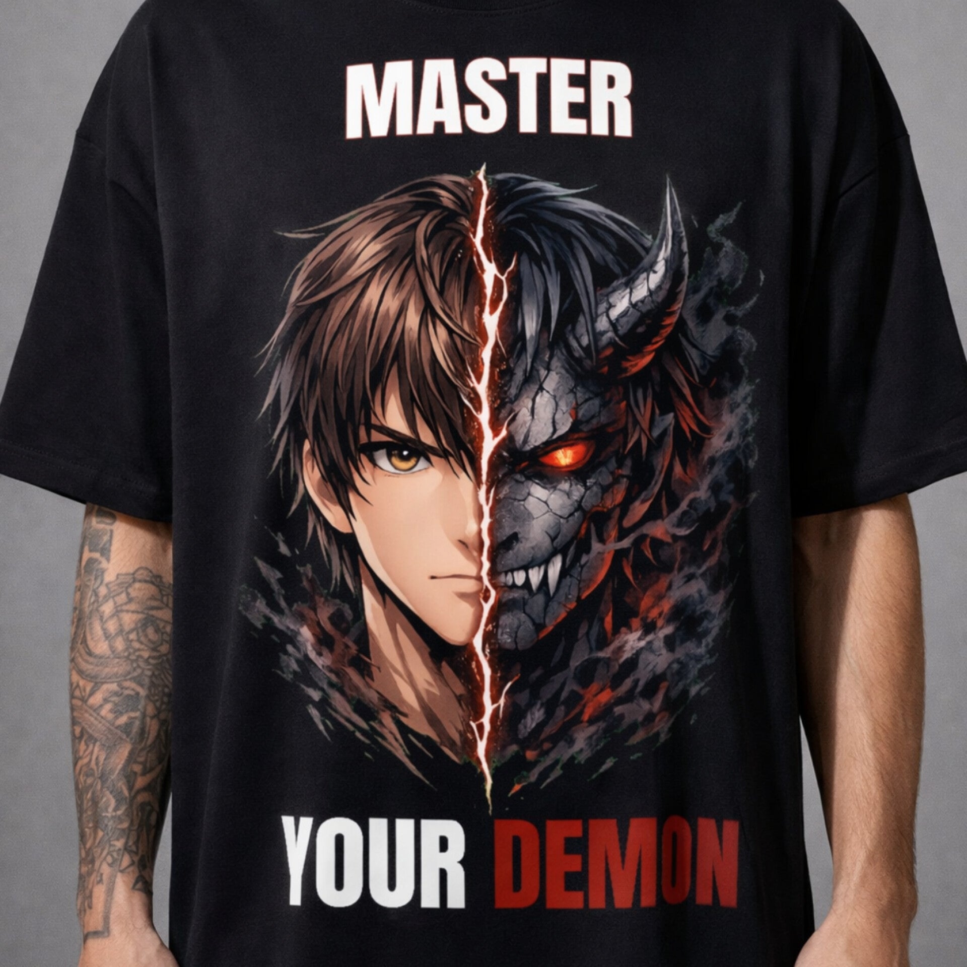 Master the Demon (oversized tee)