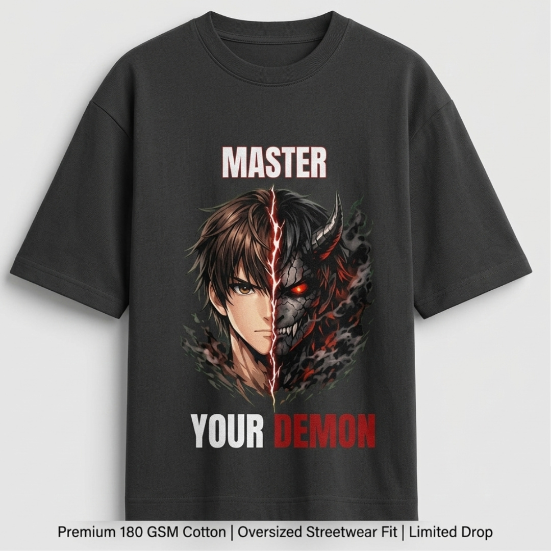 Master the Demon (oversized tee)